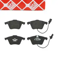 febi Bremsbel&auml;ge + Warnkontakt f&uuml;r AUDI A4 B6 B7 A6 C6 A8 D3 SEAT Exeo 3R vorne 4F0698151A