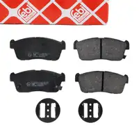 febi Bremsbel&auml;ge Bremsbelagsatz DAIHATSU Cuore 6 7 Sirion M3 Trevis f&uuml;r SUBARU 4 vorne