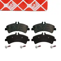 febi Bremsbel&auml;ge Bremsbelagsatz f&uuml;r MERCEDES Sprinter 906 3-5t VW Crafter 2E 2F hinten