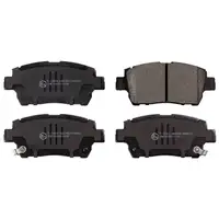 febi Bremsbel&auml;ge Bremsbelagsatz f&uuml;r TOYOTA Corolla E12 Yaris P1 Yaris Verso P2 Prius vorne