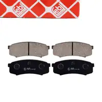 febi Bremsbel&auml;ge Bremsbelagsatz f&uuml;r MITSUBISHI Pajero 4 TOYOTA Land Cruiser J7 J8 hinten