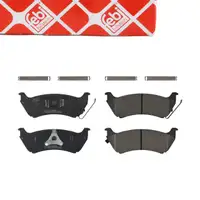 febi Brake Pads Brake Pad Set for Mercedes M-Class ML230/320/500 ML270/400 CDI (Rear)