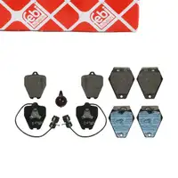 febi 16762 Bremsbel&auml;ge + Warnkontakt f&uuml;r AUDI A8 D2 4D mit 314mm Scheiben vorne 4D0615105D