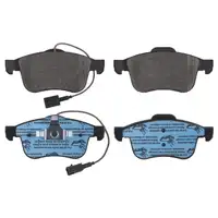 febi Bremsbel&auml;ge + Warnkontakt f&uuml;r ALFA ROMEO 159 939 bis Bj. 01.2008 Vorderachse 77363599