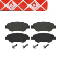 febi Bremsbel&auml;ge Bremsbelagsatz f&uuml;r FIAT Palio Weekend 171 173 178 373 374 Bj. 01.03 vorne