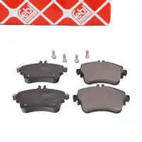 febi Bremsbel&auml;ge Bremsbelagsatz f&uuml;r MERCEDES W176 W246 W242 CLA C117 ohne Sportpaket vorne