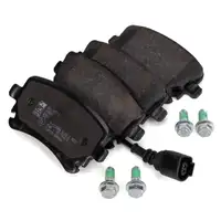 febi Bremsscheiben + Bremsbel&auml;ge + Sensor f&uuml;r VW California Multivan Transporter T5 hinten