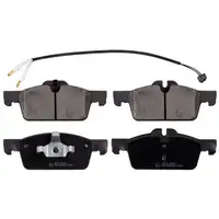 febi Bremsbel&auml;ge + Warnkontakt f&uuml;r PEUGEOT 508 8D 8E mit 283mm Scheiben vorne 1610100580