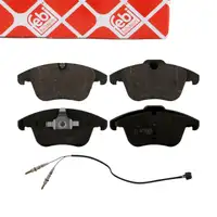 febi 16889 Bremsbel&auml;ge + Warnkontakt f&uuml;r CITROEN C5 3 PEUGEOT 407 1/SW vorne 1609253180