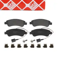 febi 16956 Bremsbel&auml;ge + Warnkontakt f&uuml;r CITROEN Jumper PEUGEOT Boxer FIAT Ducato hinten