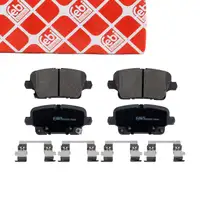 febi Bremsbel&auml;ge Bremsbelagsatz f&uuml;r OPEL Insignia B mit &Oslash; 315mm Scheiben hinten 13517694