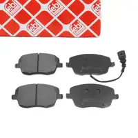 febi Bremsbel&auml;ge + Warnkontakt f&uuml;r VW Polo 9N 9A SEAT Ibiza 3 SKODA Fabia 1 2 vorne