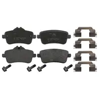 febi Brake Pads Brake Pad Set for MERCEDES W176, C117, X117, X156, X166, W166, C292 (Rear)