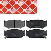 febi 170657 Bremsbel&auml;ge Bremsbelagsatz f&uuml;r SUZUKI Swift 4 FZ NZ 1.2 VIN JSA JS2 vorne
