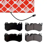 febi 173710 Bremsbel&auml;ge + Warnkontakt f&uuml;r AUDI A6 C6 C7 RS6 A7 4G RS7 vorne 4F0698151F