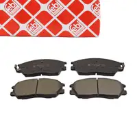 febi Bremsbel&auml;ge Bremsbelagsatz f&uuml;r HYUNDAI Terracan HP KIA Opirus SSANGYONG Rexton vorne