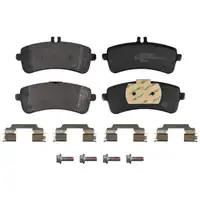 febi 176871 Bremsbeläge Bremsbelagsatz für MERCEDES W205 S205 C/A205 W222 C217 AMG hinten