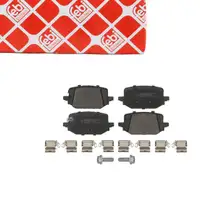 febi 184228 Bremsbel&auml;ge Bremskl&ouml;tze f&uuml;r NISSAN Qashqai 3 J12 hinten D4060-6RA0B