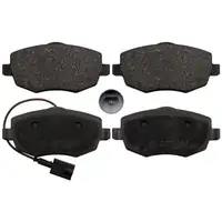 febi 116097 Bremsbel&auml;ge Bremsbelagsatz + Warnkontakt f&uuml;r LANCIA Ypsilon 843 vorne 77365217