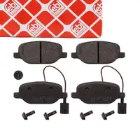 febi Bremsbel&auml;ge + Warnkontakt f&uuml;r ALFA ROMEO 159 939 Brera Spider 939 Giulietta hinten