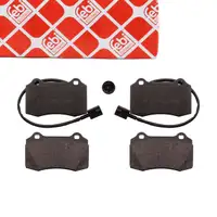 febi Bremsbel&auml;ge + Warnkontakt f&uuml;r ALFA ROMEO 147 937 156 2.0 16V 3.2 GTA vorne 77362239