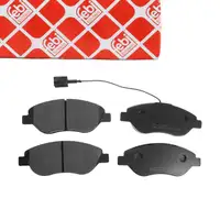 febi Bremsbel&auml;ge + Warnkontakt f&uuml;r ALFA Mito 955 FIAT Bravo 2 198 LANCIA Delta 3 844 vorne