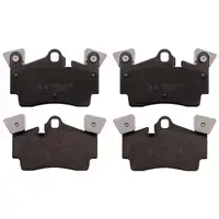 febi Bremsbel&auml;ge Bremsbelagsatz f&uuml;r AUDI Q7 4L 4.2 TDI 340 PS mit &Oslash; 358mm Scheiben hinten