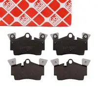 febi Bremsbel&auml;ge Bremsbelagsatz f&uuml;r AUDI Q7 4L 4.2 TDI 340 PS mit &Oslash; 358mm Scheiben hinten