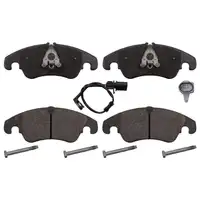 febi Bremsbel&auml;ge + Warnkontakt f&uuml;r AUDI A4 B8 A5 8T 8F A6 C7 A7 4G Q5 8R vorne 8R0698151A
