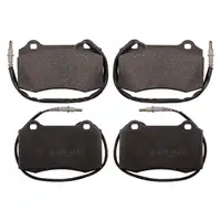 febi 116165 Bremsbel&auml;ge + Warnkontakt f&uuml;r PEUGEOT 406 Coupe 8C vorne 4251.82