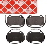 febi 116165 Bremsbel&auml;ge + Warnkontakt f&uuml;r PEUGEOT 406 Coupe 8C vorne 4251.82