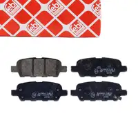 febi Bremsbel&auml;ge f&uuml;r NISSAN Qashqai X-Trail 1 2 Tiida Cube Juke 2 hinten D4060-EM11A