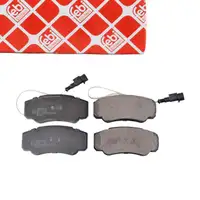 febi 116254 Bremsbel&auml;ge + Warnkontakt f&uuml;r NISSAN Cabstar NT400 Cabstar hinten D4060-MA000