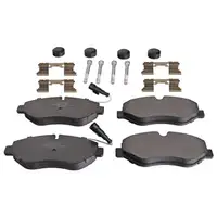 febi 116256 Brake Pads + Warning Switch for NISSAN Cabstar NT400 Cabstar Front D1060-9X60B