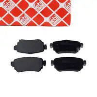 febi Bremsbel&auml;ge Bremsbelagsatz f&uuml;r NISSAN Qashqai 2 J11 X-Trail 3 T32 hinten D4060-4CA0A