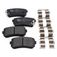 febi 116270 Bremsbel&auml;ge Bremskl&ouml;tze f&uuml;r HYUNDAI ix35 LM EL ELH KIA Sportage 3 SL hinten