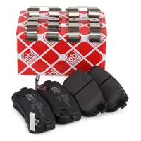 febi 116270 Bremsbel&auml;ge Bremskl&ouml;tze f&uuml;r HYUNDAI ix35 LM EL ELH KIA Sportage 3 SL hinten