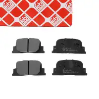 febi 116356 Bremsbel&auml;ge Bremsbelagsatz f&uuml;r TOYOTA Prius W2 Bj. 08.2004 hinten 04466-47010