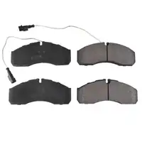 febi 116407 Brake pads + warning switch for NISSAN CABSTAR, gross vehicle weight 45 tons (front)