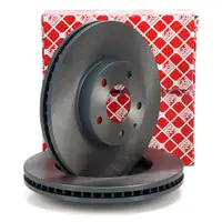 febi 108417 Bremsscheiben Satz f&uuml;r MAZDA 6 GJ GL 2.0 2.5 2.2 D CX-5 KE GH KF vorne
