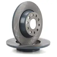 febi Bremsscheiben + Bremsbel&auml;ge f&uuml;r VW GOLF 5 6 Passat B6 B7 Sharan Tiguan 8P 8U hinten