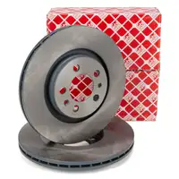 febi 17936 Bremsscheiben Satz f&uuml;r VW Golf 4 8L1 Leon 1M Octavia 1 PR-1LR/1LS/1ZM/1ZP vorne