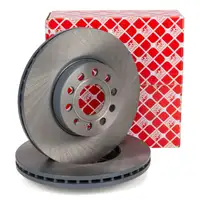 febi 22902 Bremsscheiben Satz f&uuml;r VW Golf 5 6 7 8 Touran A3 8P 8V 8Y Q2 vorne 5Q0615301H