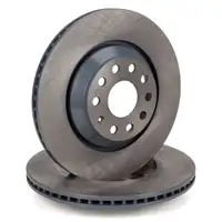 febi Bremsscheiben + Bremsbel&auml;ge f&uuml;r VW Golf 7 GTI/R Passat B8 Tiguan A3 S3 8V Q2 hinten