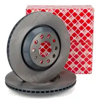 febi 24386 Bremsscheiben f&uuml;r VW Golf 6 7 8 Passat B6 B7 B8 Tiguan A3 Q2 hinten 5Q0615601E