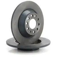 febi Bremsen Set Bremsscheiben + Bremsbel&auml;ge f&uuml;r AUDI A6 4F C6 PR-1KD/1KQ/2ED hinten