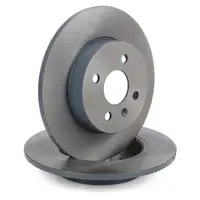febi Bremsscheiben Satz f&uuml;r OPEL Astra H TwinTop Combo Corsa C Meriva A 4-Loch hinten