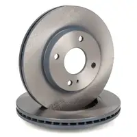 febi 38600 Bremsscheiben Satz f&uuml;r FORD Fiesta 6 MK6 Ka+ 3 UK FK vorne