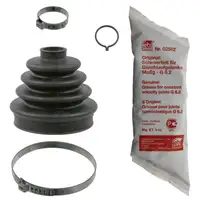 febi 07873 Achsmanschette Satz f&uuml;r FORD Escort 5 6 Orion 3 Vorderachse radseitig 6676136