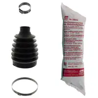 febi Achsmanschette Satz f&uuml;r RENAULT Clio 3 Laguna 3 vorne getriebeseitig 7701209256